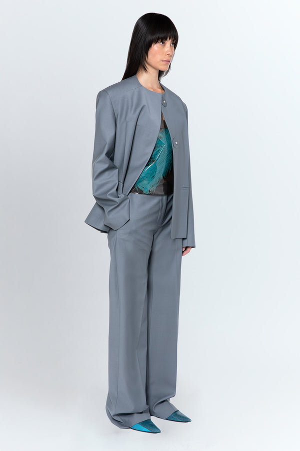 Erra Jacket In Grigio Piombo Tailoring