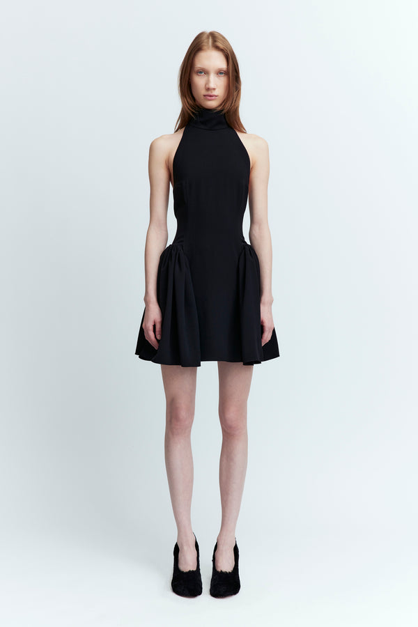 Fiala Mini Dress in Crepe