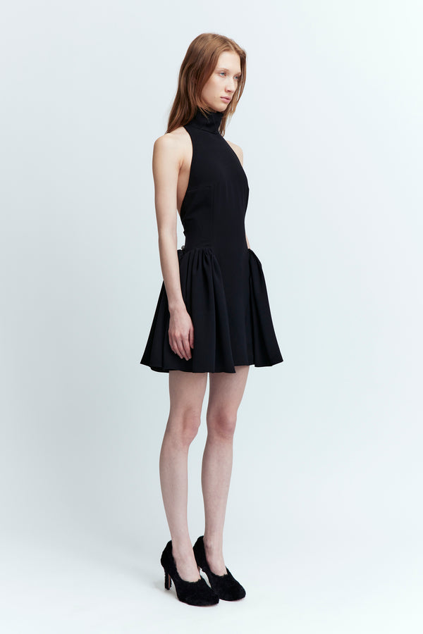 Fiala Mini Dress in Crepe