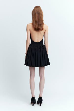 Fiala Mini Dress in Crepe