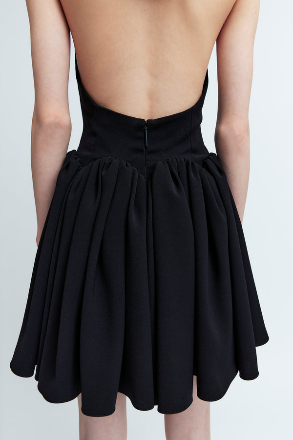 Fiala Mini Dress in Crepe