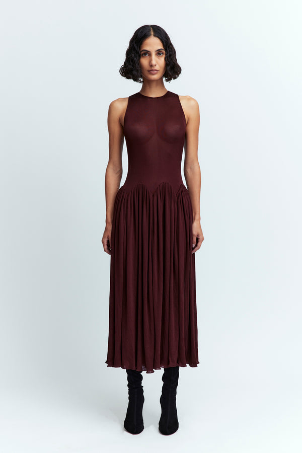 Axar Midi Dress in Jersey