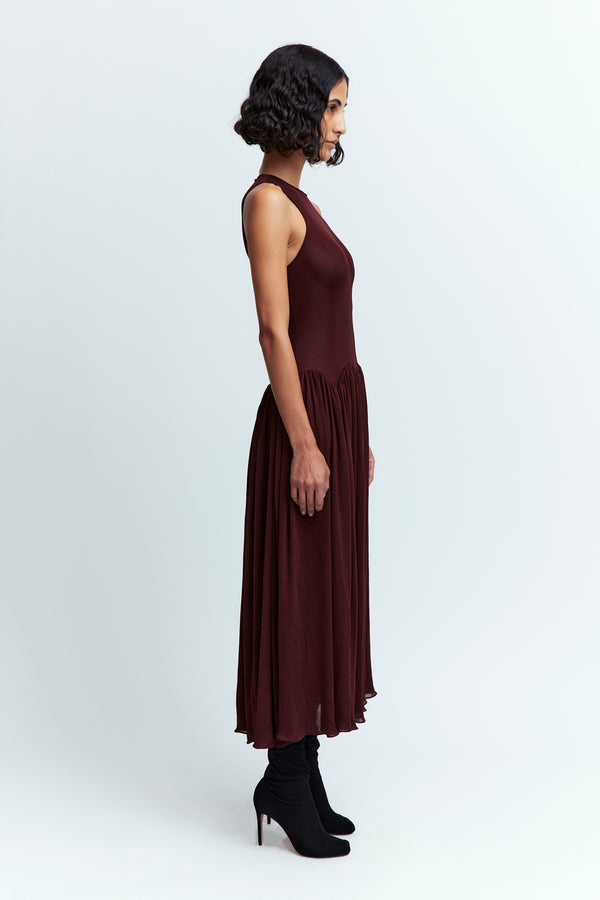 Axar Midi Dress in Jersey