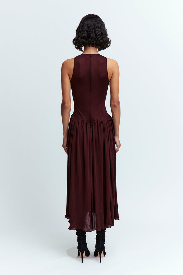 Axar Midi Dress in Jersey
