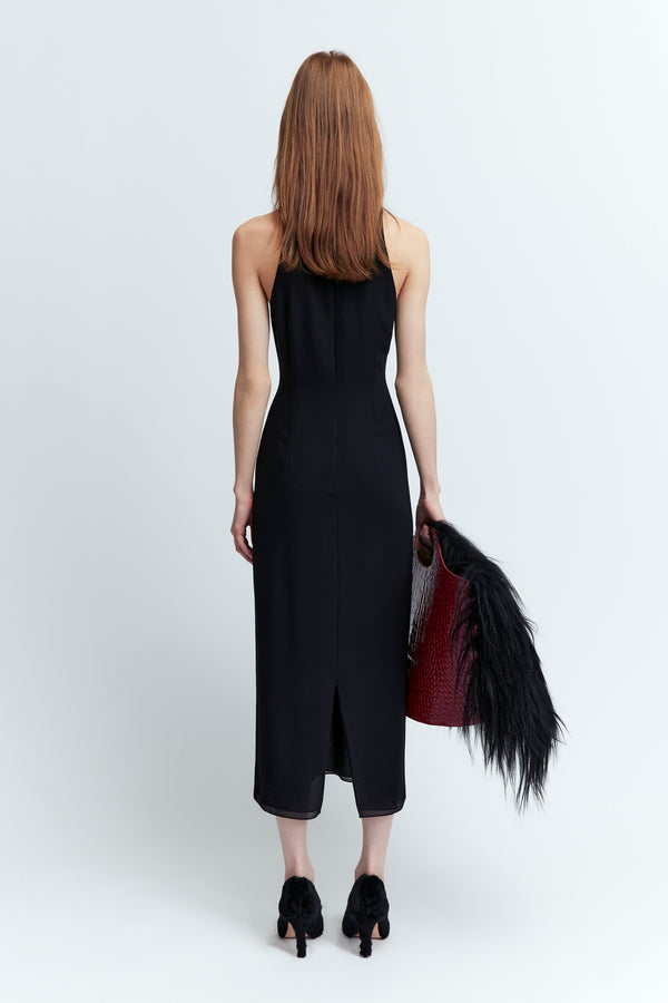 Spyri Midi Dress in Georgette