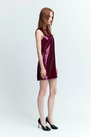 Ray Dress In Scale Sequin