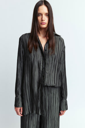 Marley Shirt in Satin