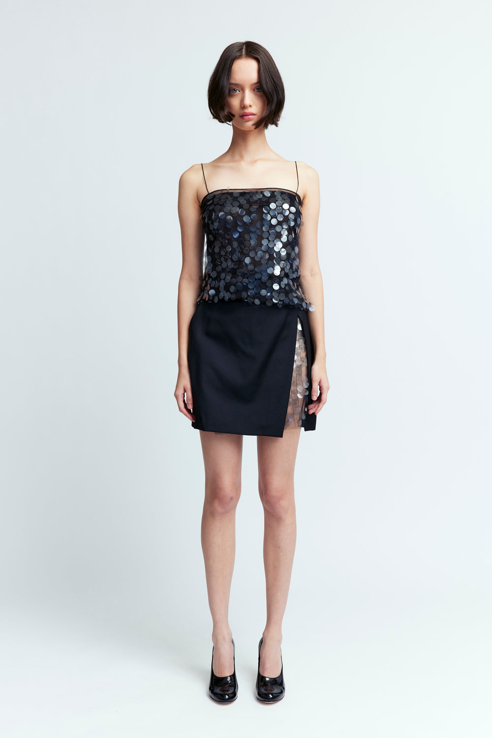 Noelia Mini Skirt in Tailoring