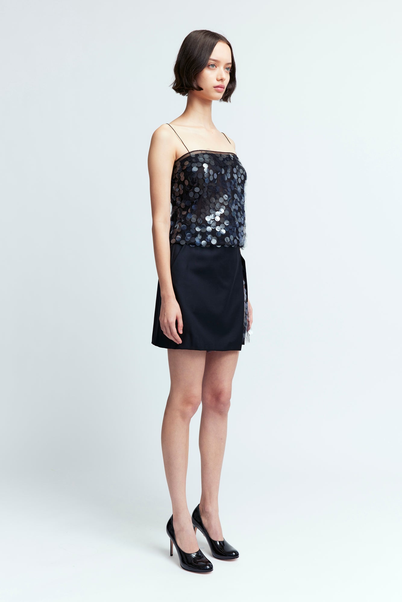 Noelia Mini Skirt in Tailoring
