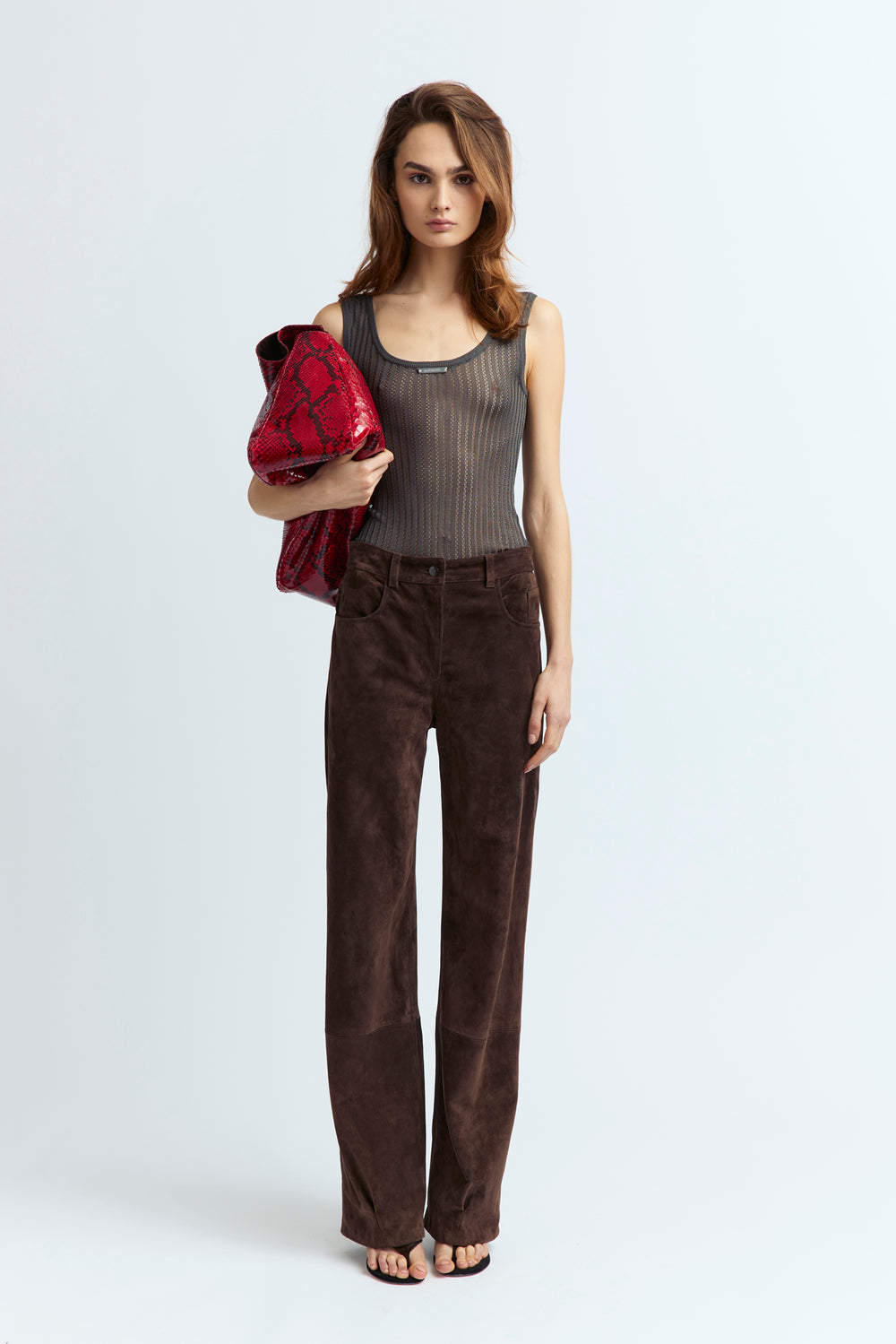 Vante Trouser in Suede