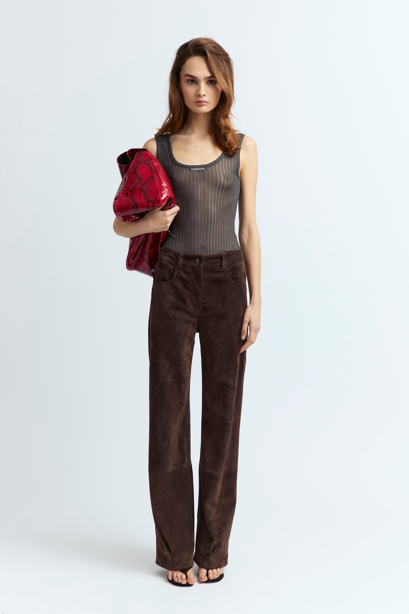 Vante Trouser in Suede