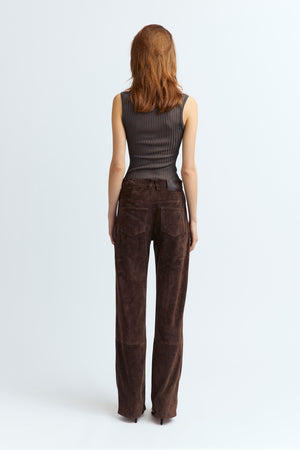 Vante Trouser in Suede