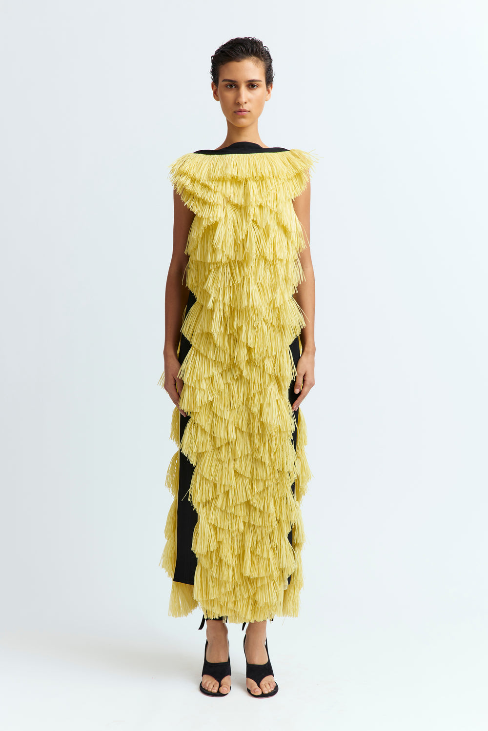 Adne Dress in Raffia MADE TO ORDER