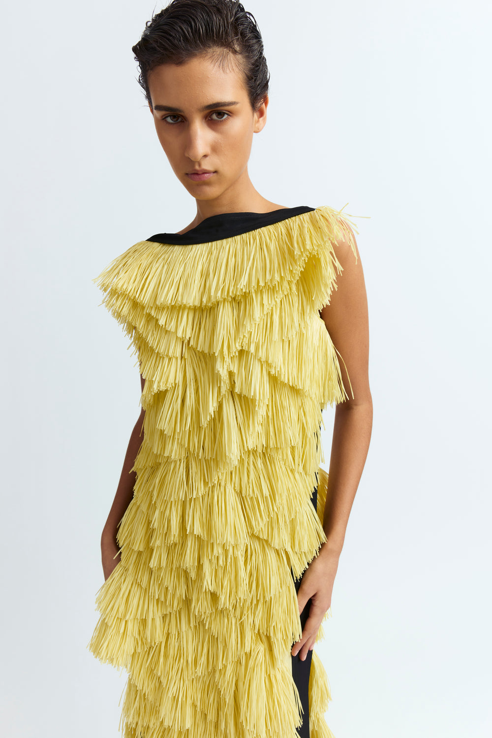 Adne Dress in Raffia MADE TO ORDER