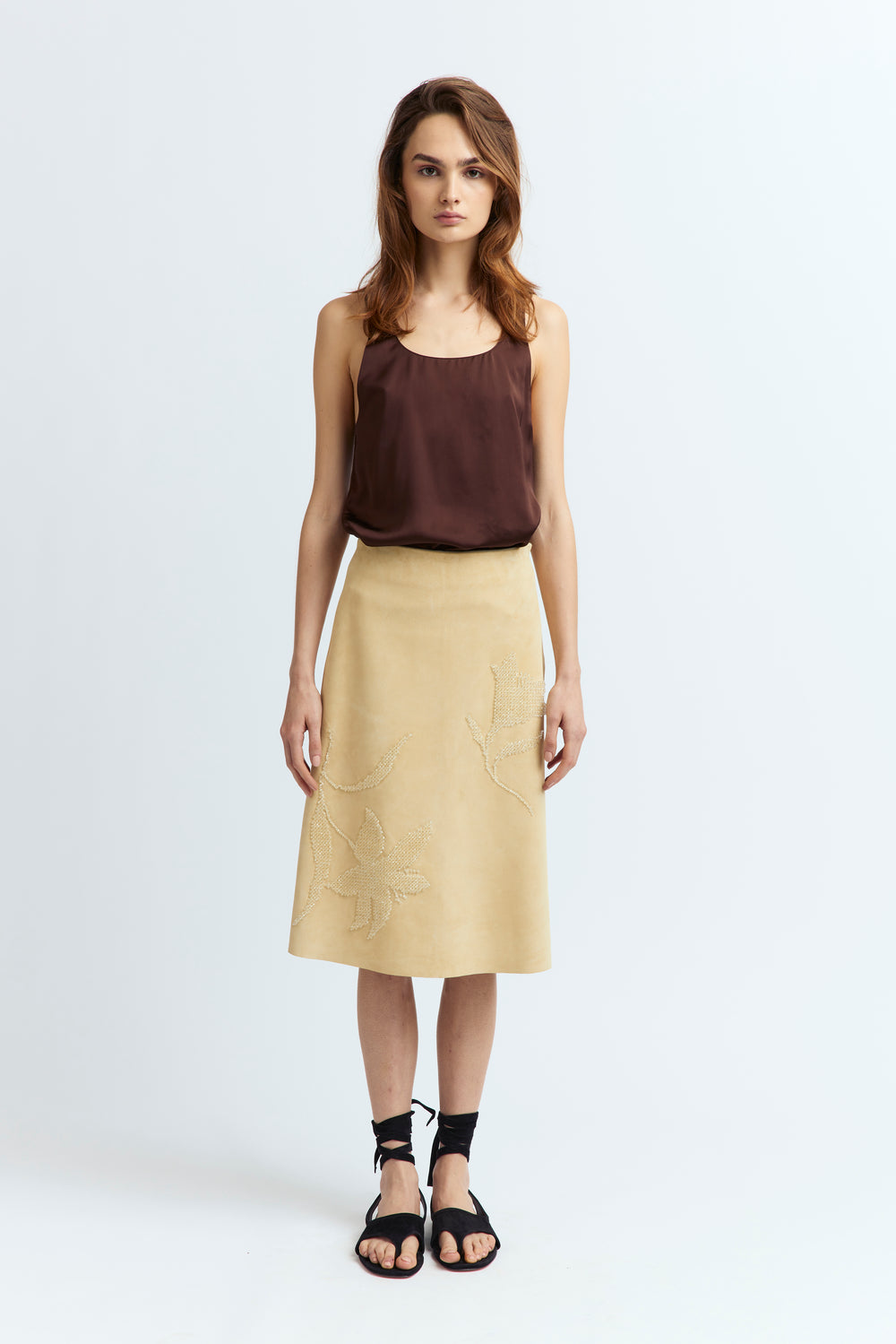 Dafne Skirt in Suede