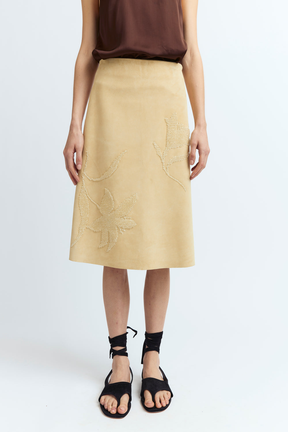 Dafne Skirt in Suede
