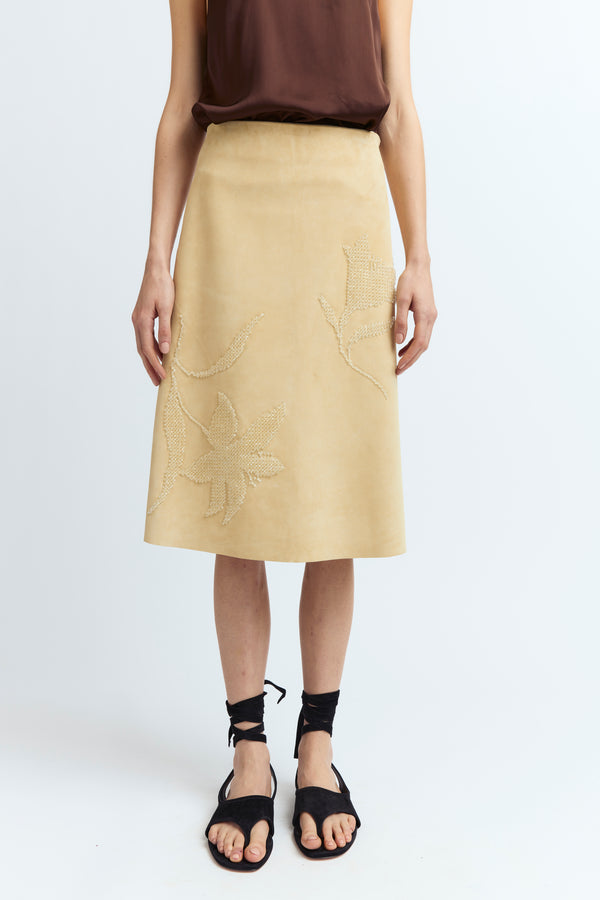 Dafne Skirt in Suede