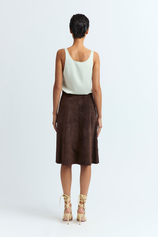 Dafne Skirt in Suede