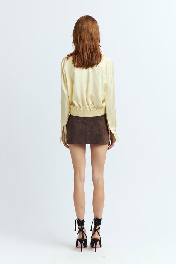 Cosette Shirt in Satin