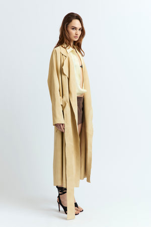 Cinzia Coat in Suede