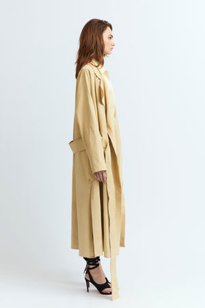 Cinzia Coat in Suede