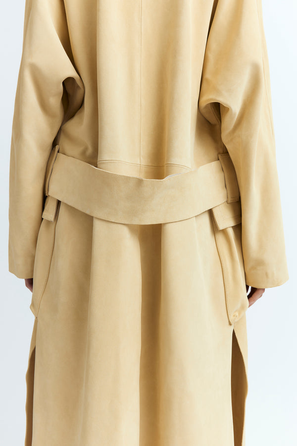 Cinzia Coat in Suede