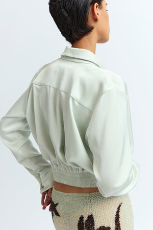 Cosette Shirt in Satin
