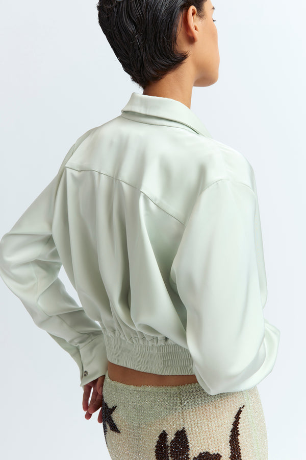 Cosette Shirt in Satin