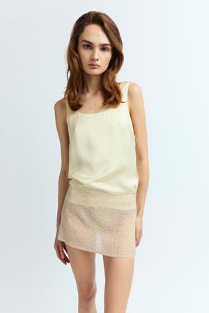 Gilda Top in Satin