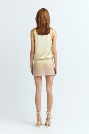 Gilda Top in Satin