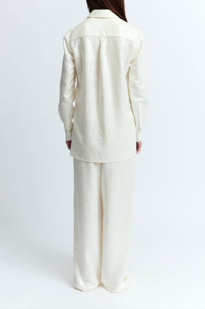 Ima Trousers in Linen Sequin