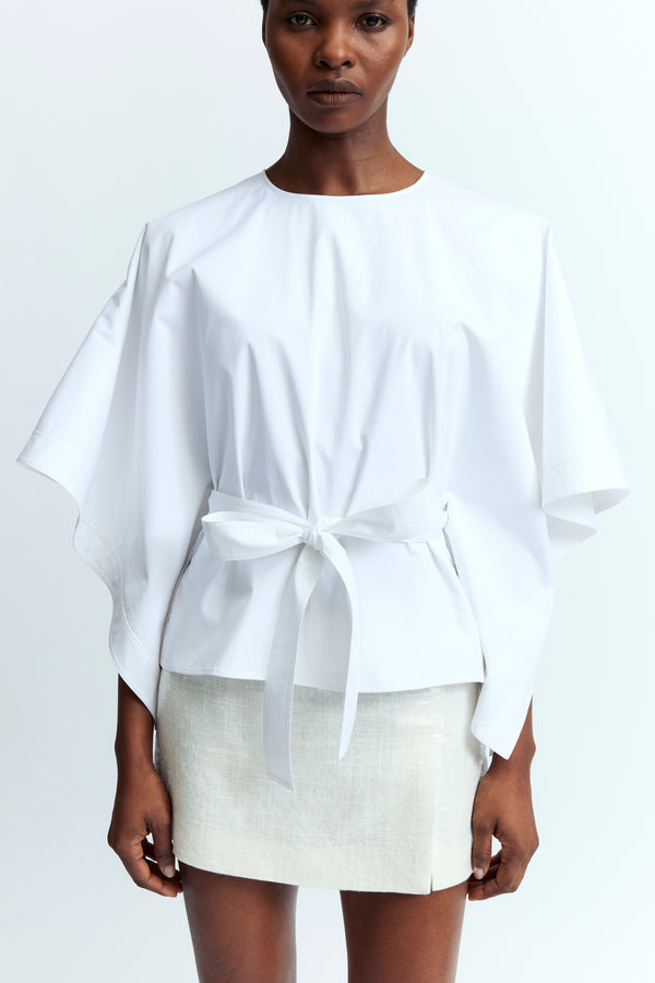 Illar Top in Poplin