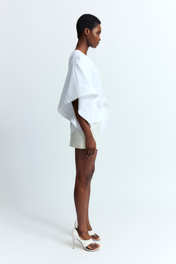 Illar Top in Poplin