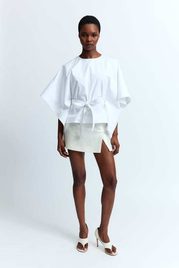 Illar Top in Poplin