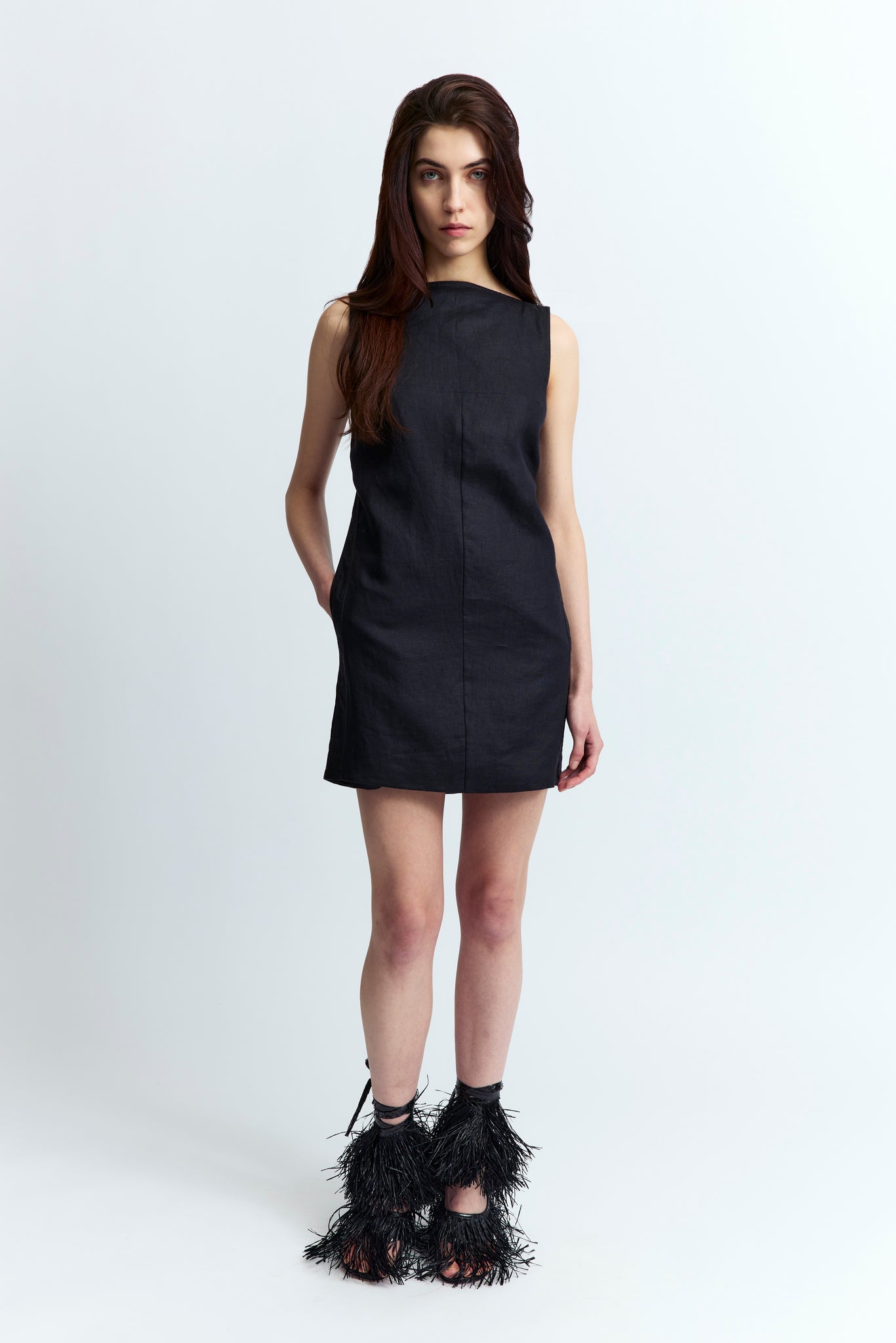 Nia Dress in Linen