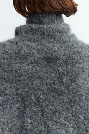 Roll Neck Sephia Jumper in Knit