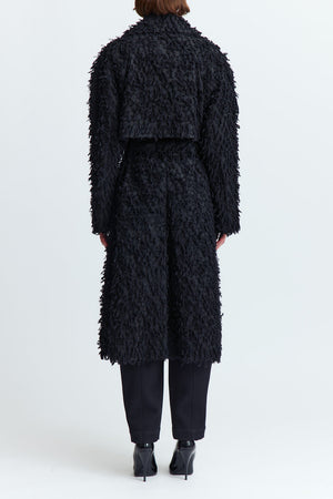Palmi Coat in Textured Cotton