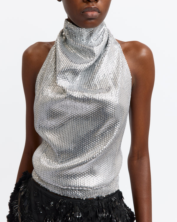 Ossie Top in Diamond Sequin