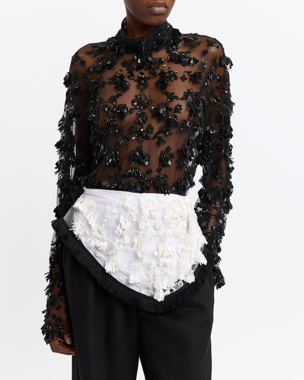 Olarna Top in Embroidery