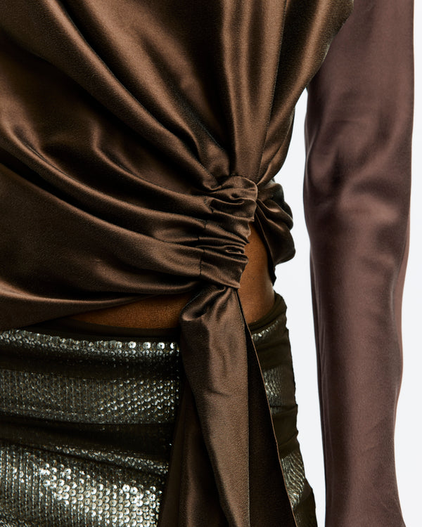 Lambro Top in Sandwash Silk