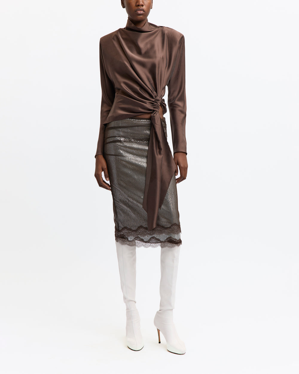 Lambro Top in Sandwash Silk