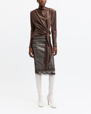 Lambro Top in Sandwash Silk