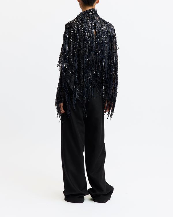 Auro Top in Fringe Sequin