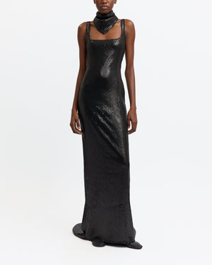 Electra Gown in Diamond Sequin