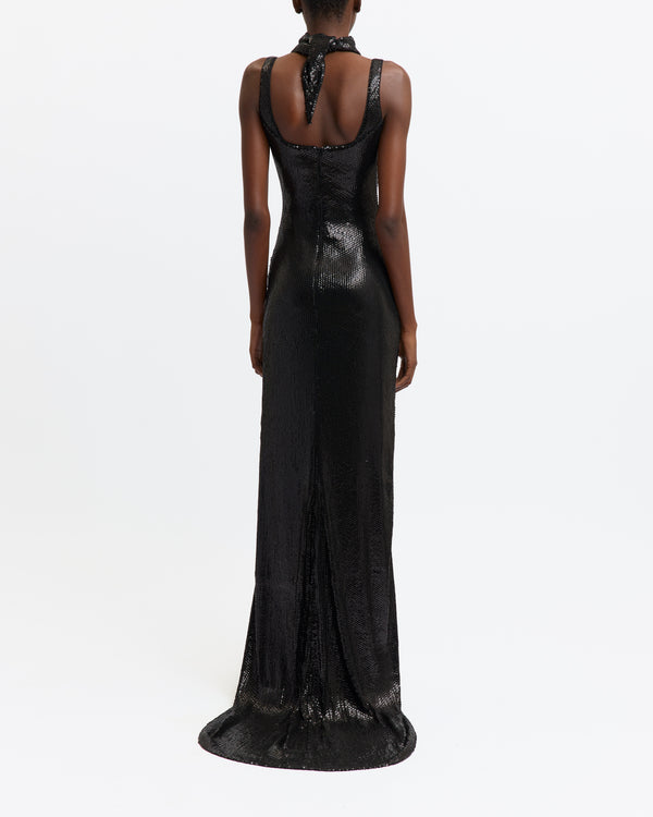 Electra Gown in Diamond Sequin