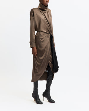 Resia Midi Dress in Silk