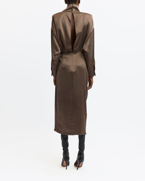Resia Midi Dress in Silk