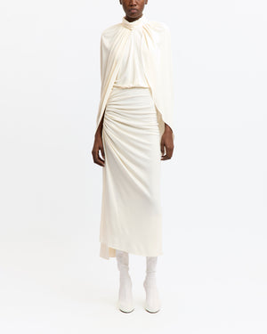 Dora Midi Dress in Viscose Jersey