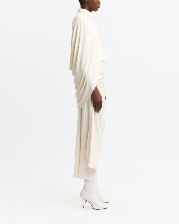 Dora Midi Dress in Viscose Jersey