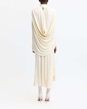 Dora Midi Dress in Viscose Jersey